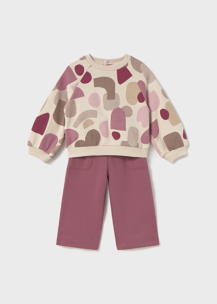 Φόρμα φούτερ  σταμπωτή - ΡOZ 18M