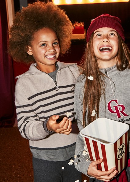 Σετ παντελόνι πλεκτό μακρύ - ΑΝΘΡΑΚΙ 18Y