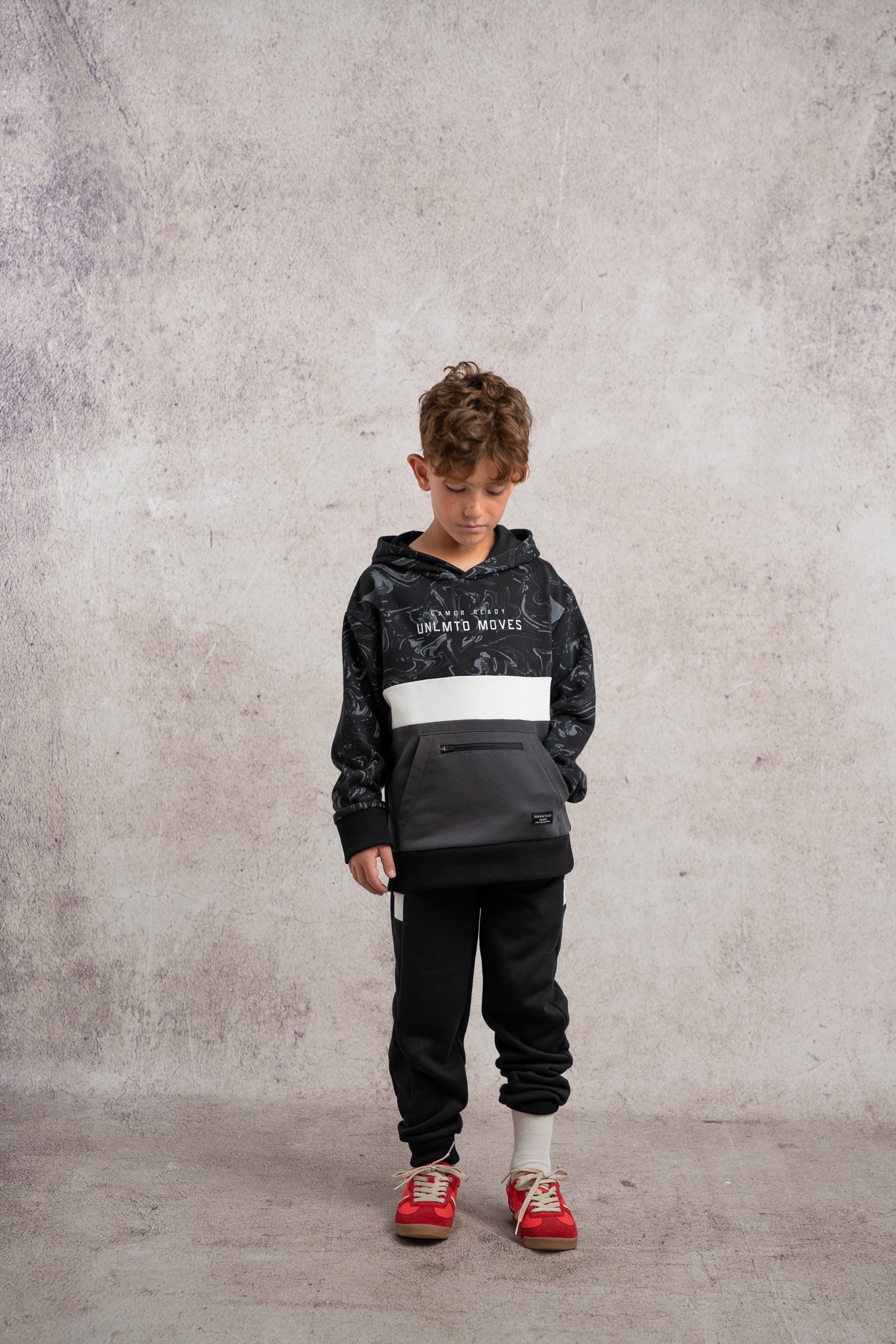 Σετ φόρμα αχνούδιαστη - ΜΑΥΡΟ 8Y