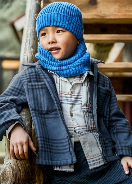 Τζάκετ καρό - ΓΚΡΙ 2Y