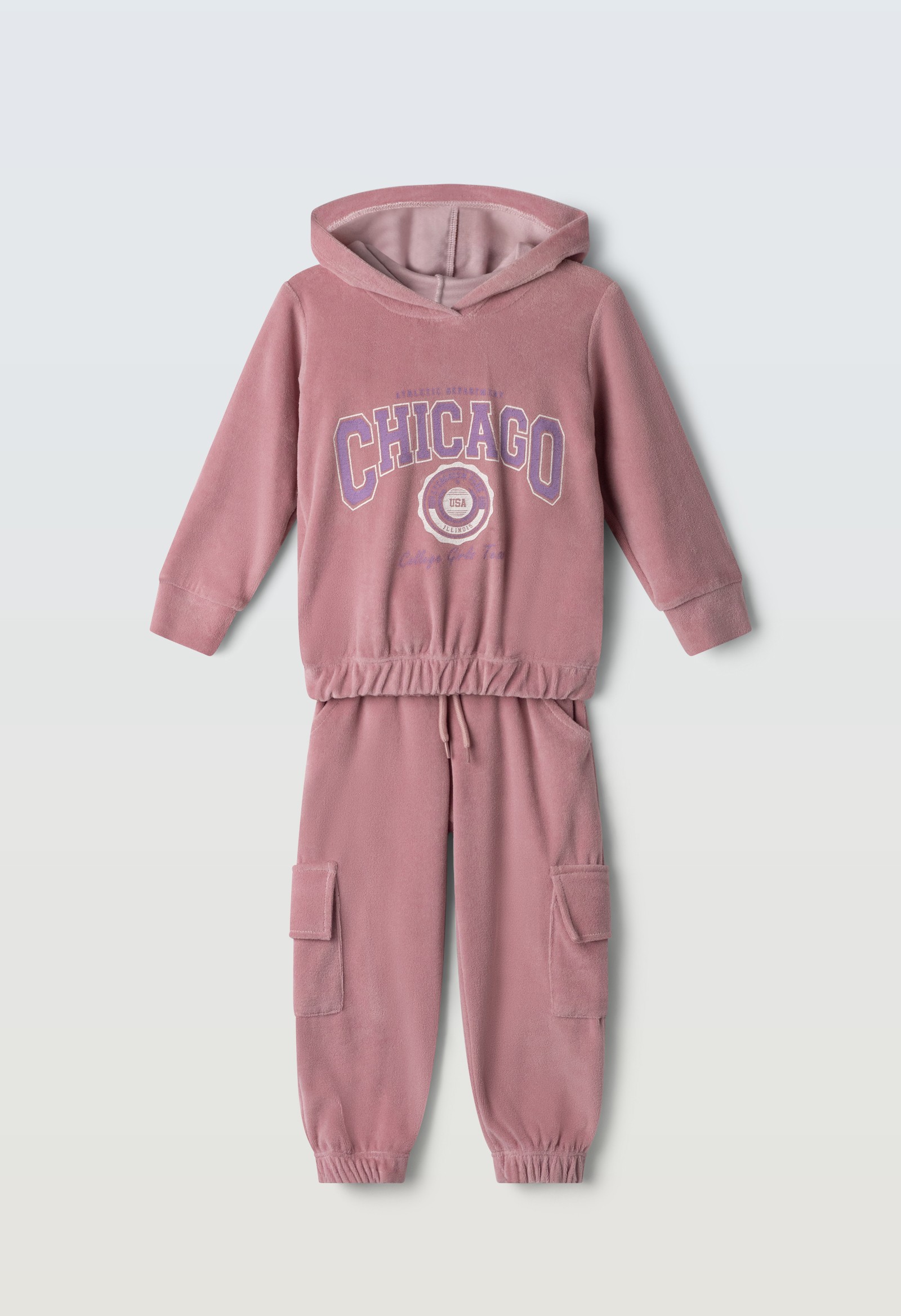 Σετ φόρμα βελούδινη - ΡOZ 2Y