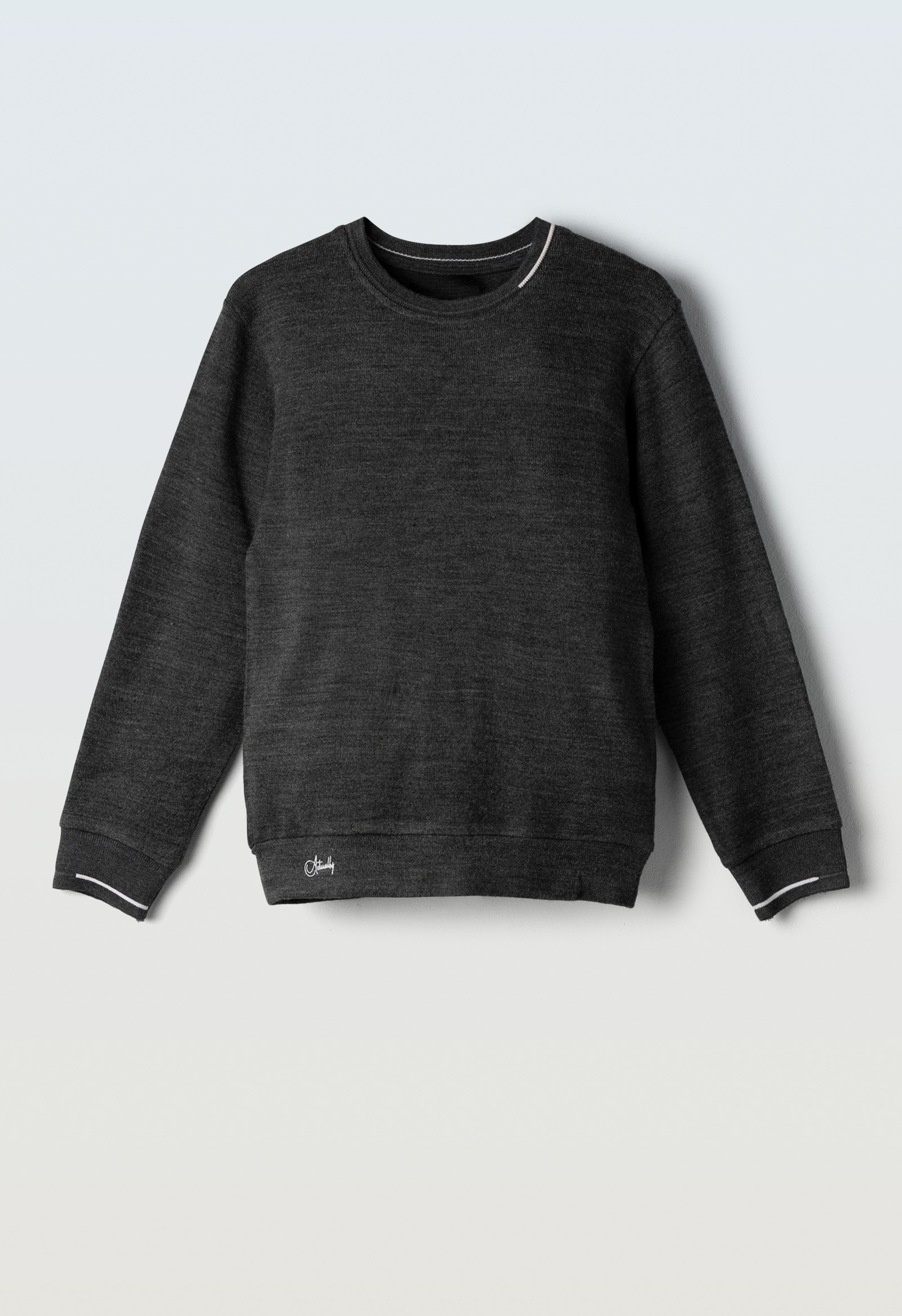 Μπλούζα πλεκτή λεπτή - ΑΝΘΡΑΚΙ 10Y