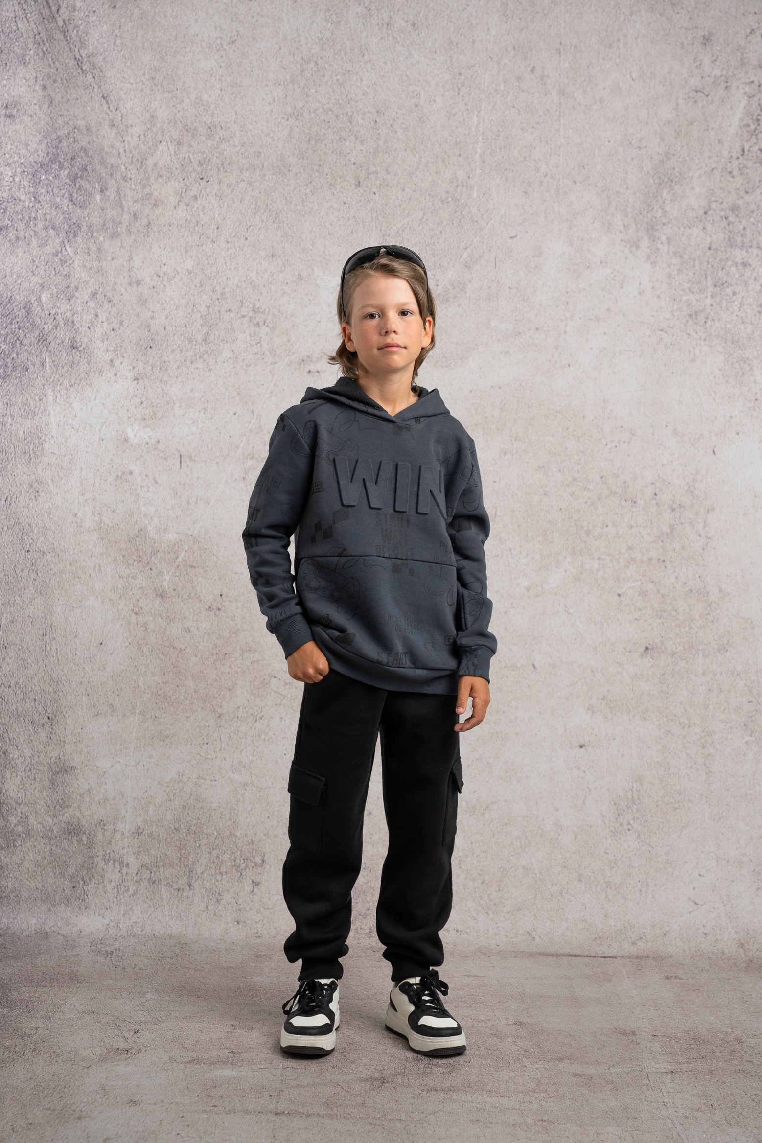 Σετ φόρμα - ΑΝΘΡΑΚΙ 6Y