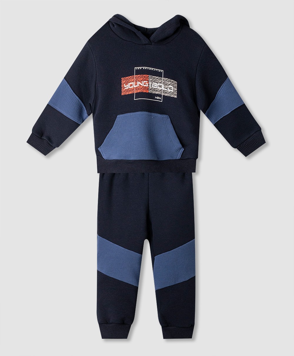 Σετ φόρμα φούτερ - ΜΠΛΕ 2Y