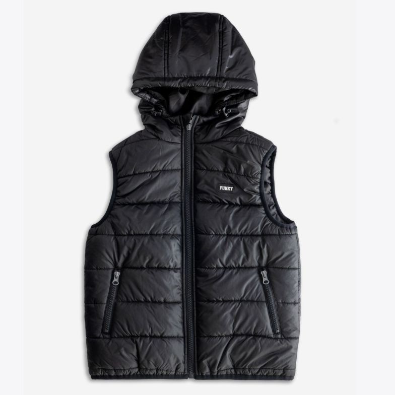 Τζάκετ αμάνικο - ΜΑΥΡΟ 12Y