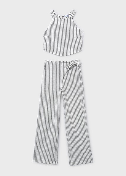 Σετ παντελόνι μακρύ ρίγες - ΜΑΥΡΟ 18Y