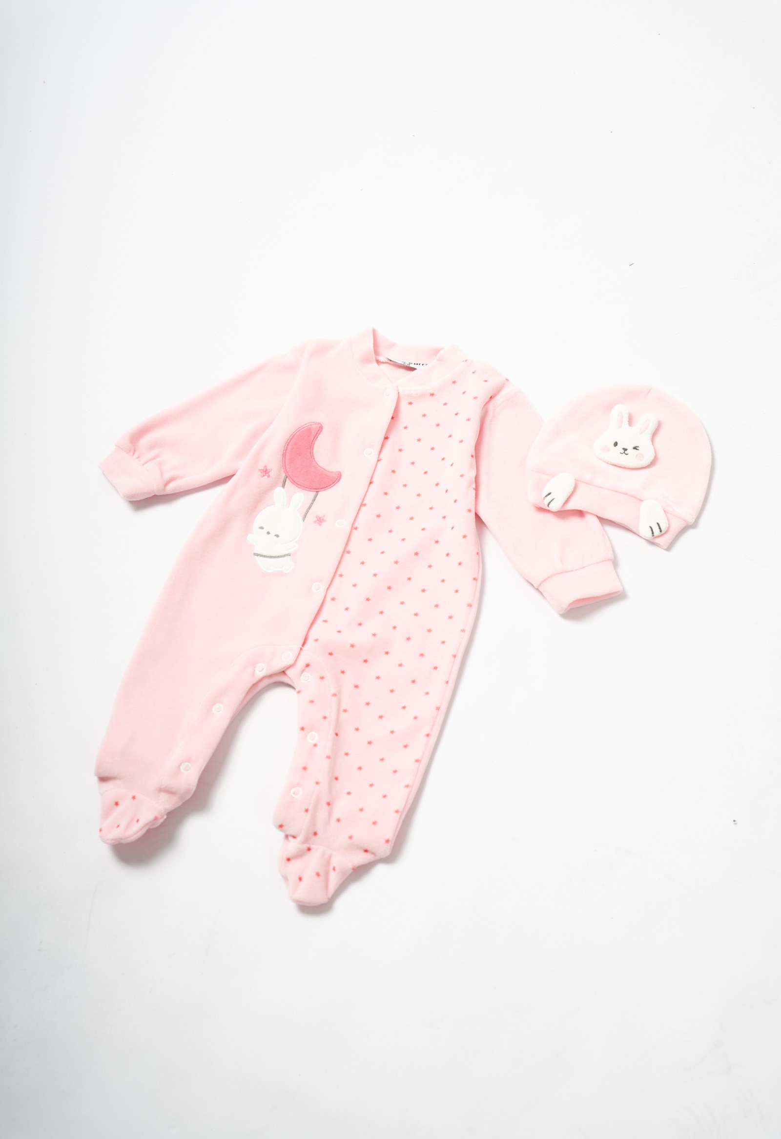 Ολόσωμο φορμάκι βελούδινο - ΡOZ 9/12M