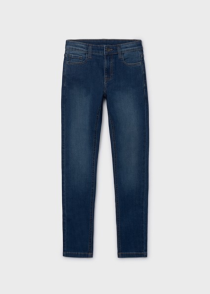 Παντελόνι τζιν slim fit βασικό - ΤΖΙΝ ΣΚΟΥΡΟ 16Y