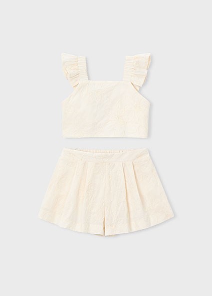 Σετ βερμούδα - ΕΚΡΟΥ 7Y