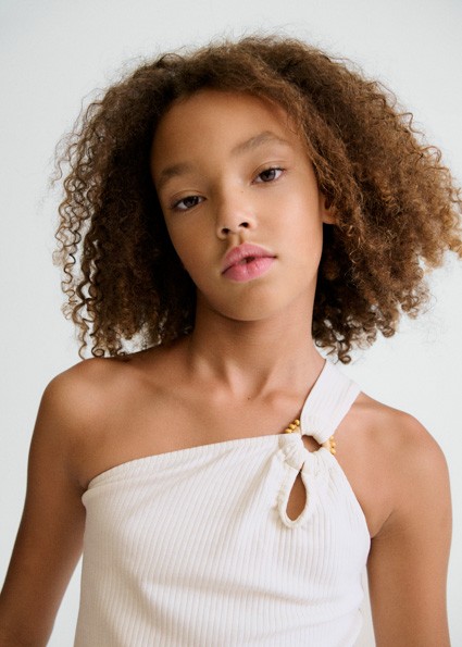 Μπλούζα τιράντες καναλε - ΕΚΡΟΥ 10Y