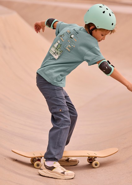 Παντελόνι cargo - ΓΚΡΙ 10Y