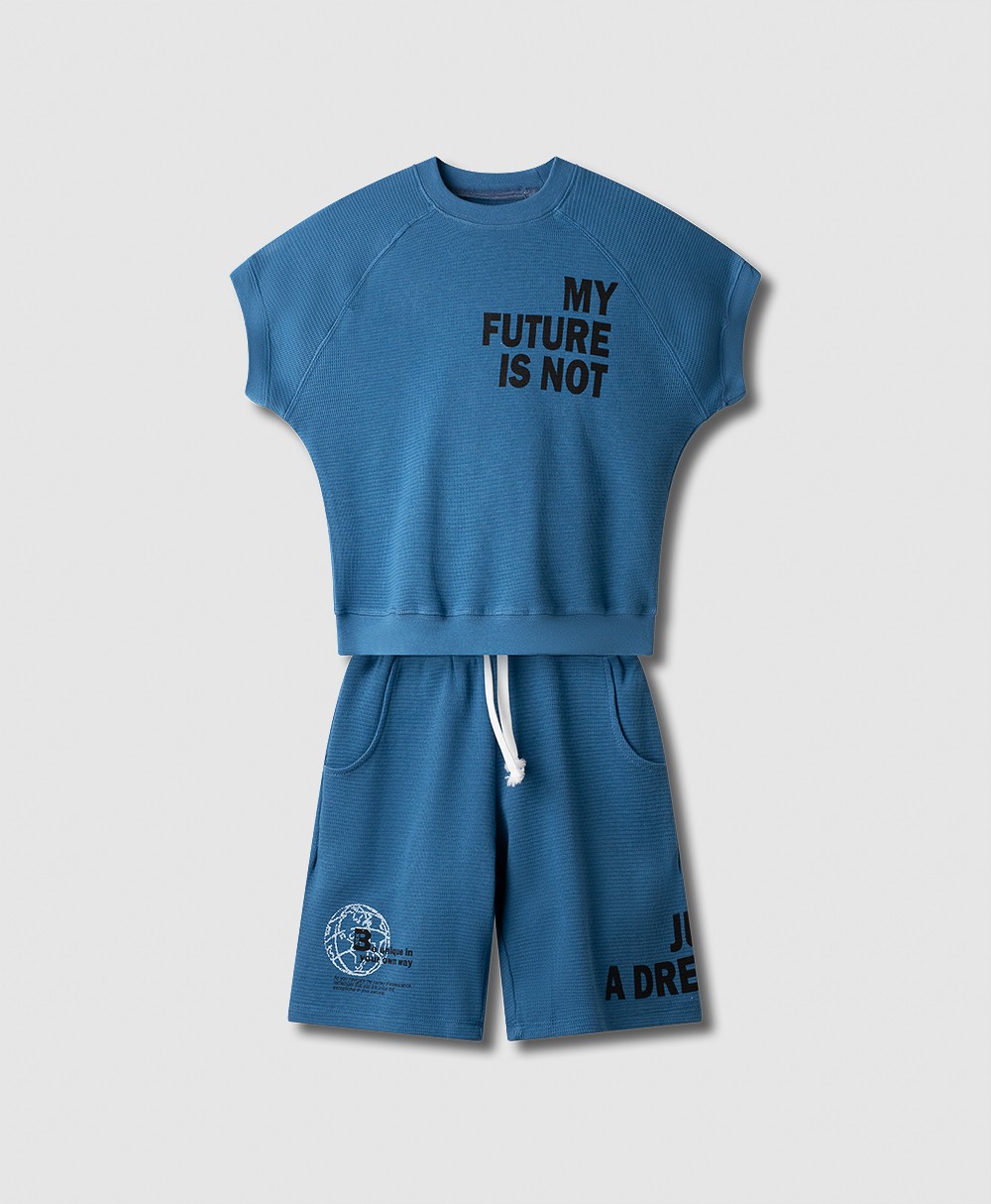 Σετ βερμούδα πικέ - ΡΑΦ 12Y