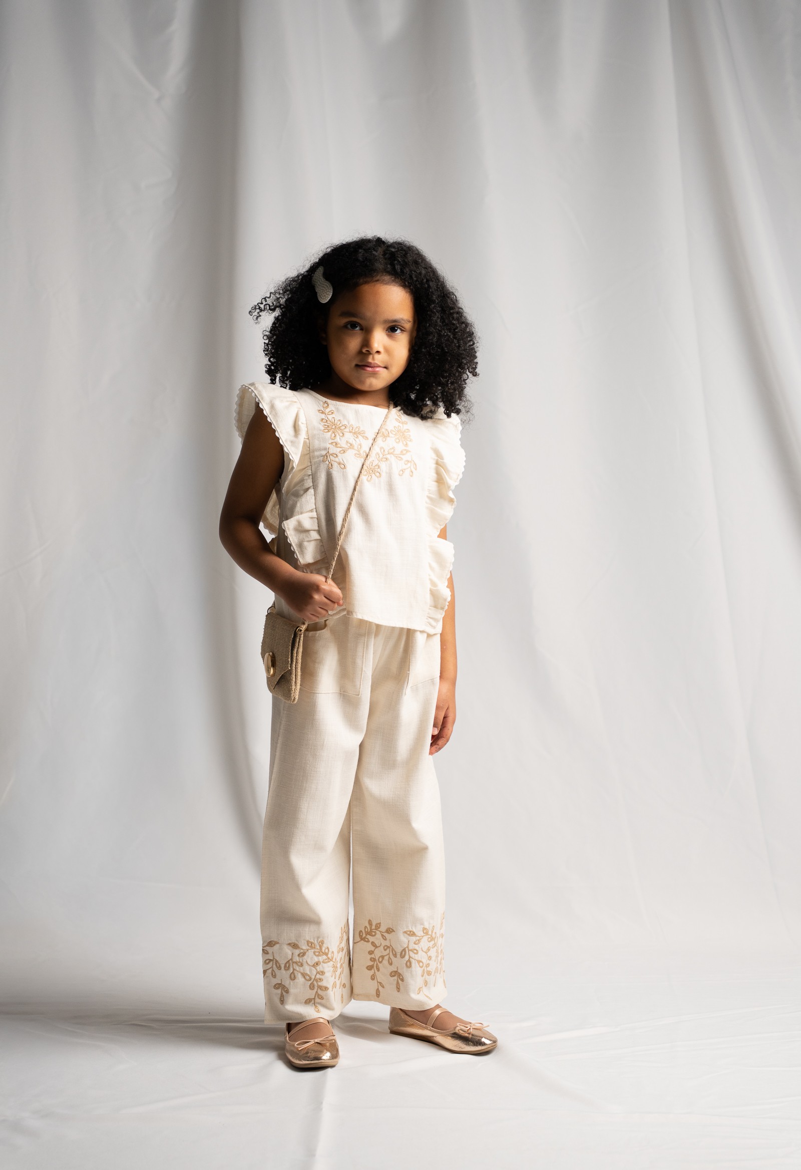 Σετ παντελόνα με τσαντάκι - ΜΠΕΖ 6Y