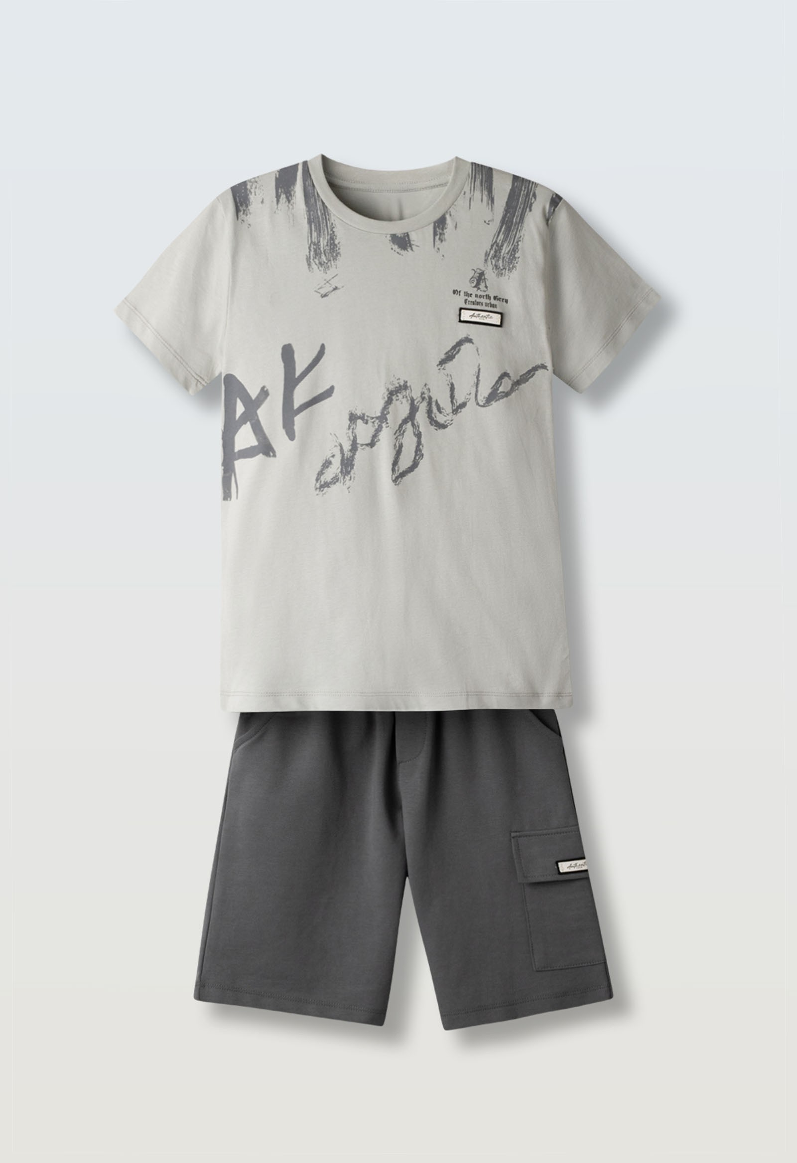 Σετ μακό - ΓΚΡΙ 14Y