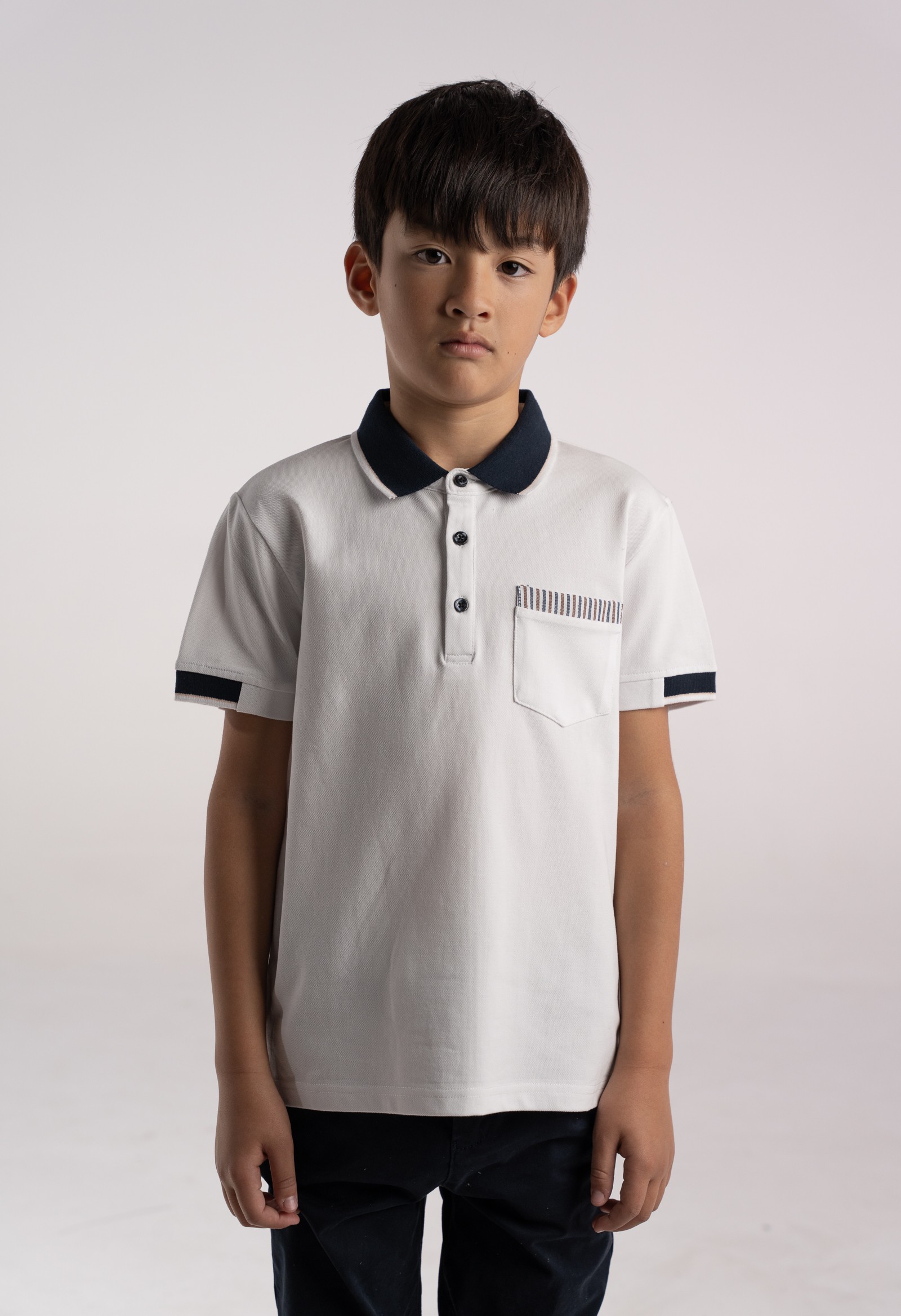 Μπλούζα πόλο - ΛΕΥΚΟ 6Y