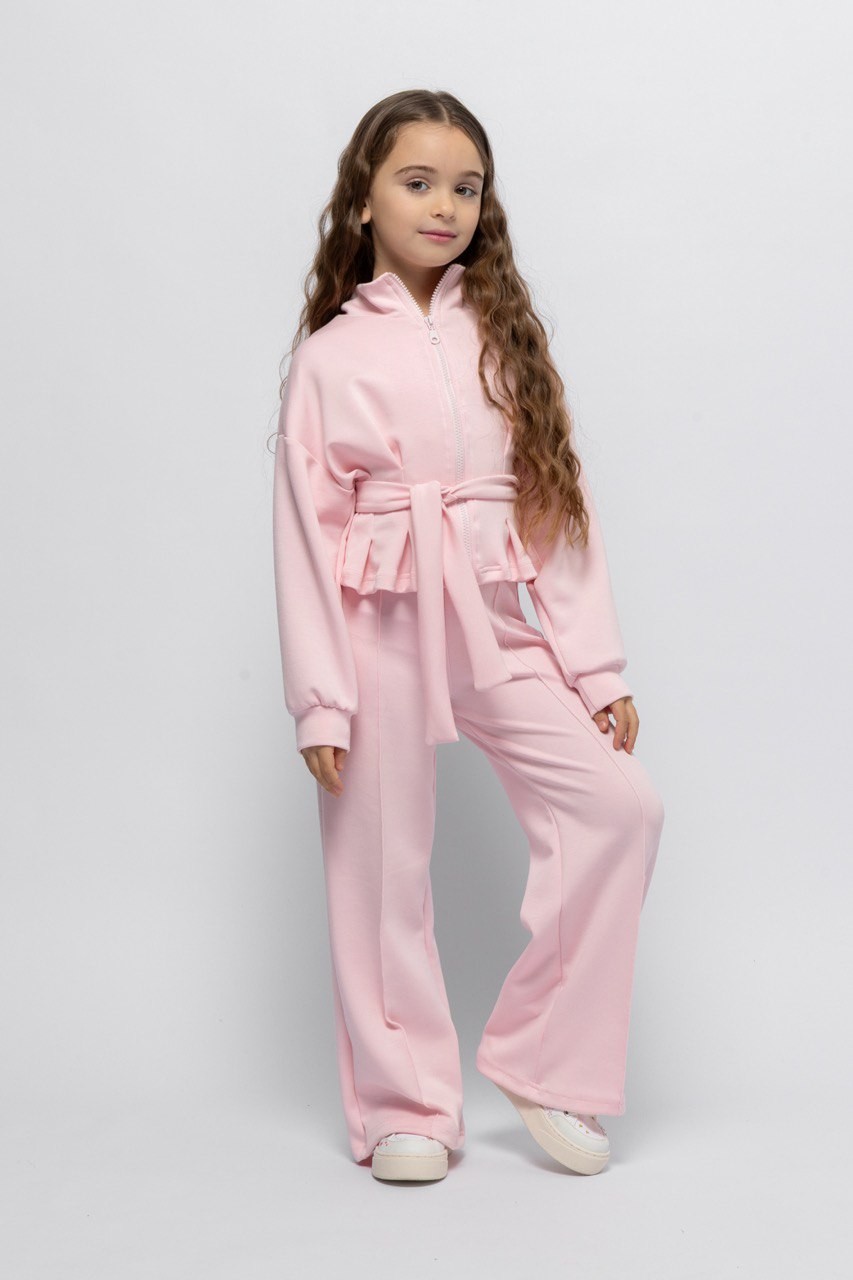 Σετ ζακέτα με παντελόνα ροζ - ΡOZ 3/4Y