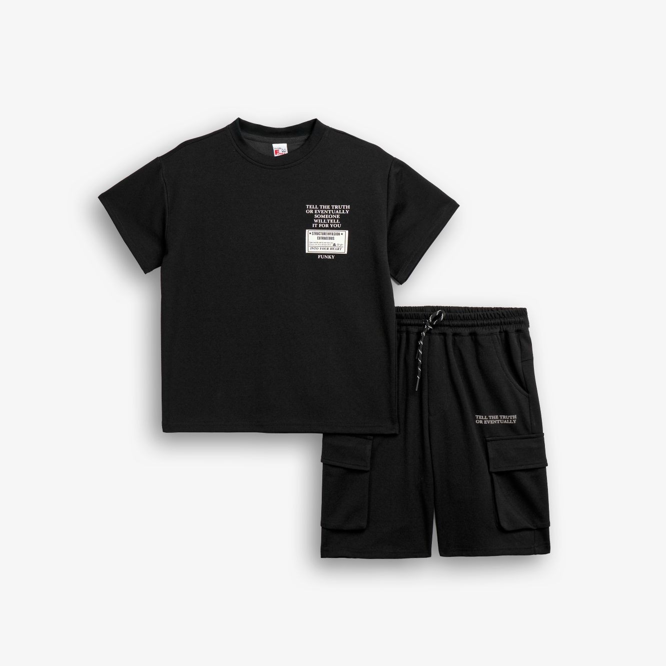 Σετ βερμούδα - ΜΑΥΡΟ 16Y