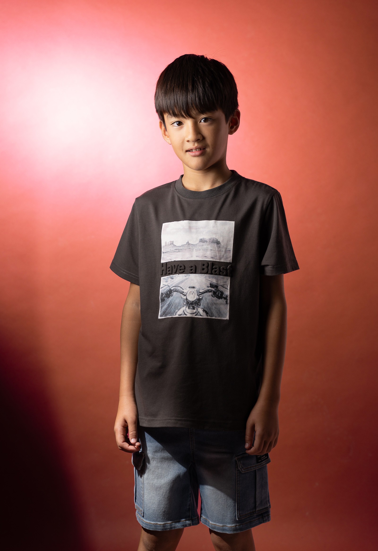 Σετ βερμούδ τζιν - ΜΑΥΡΟ 6Y