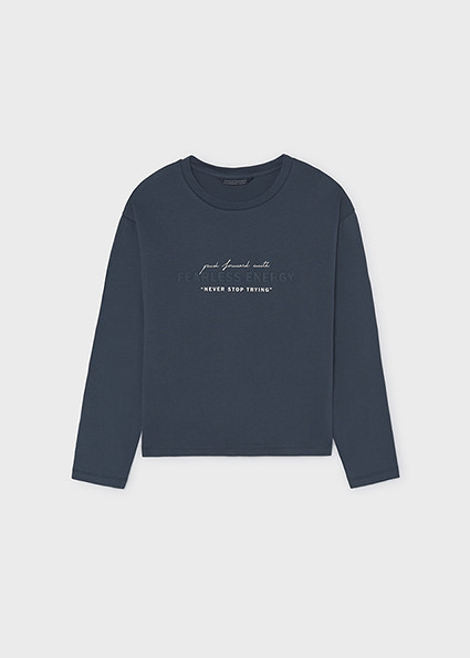 T-Shirt μακρυμάνικο energy - ΓΚΡΙ 10Y