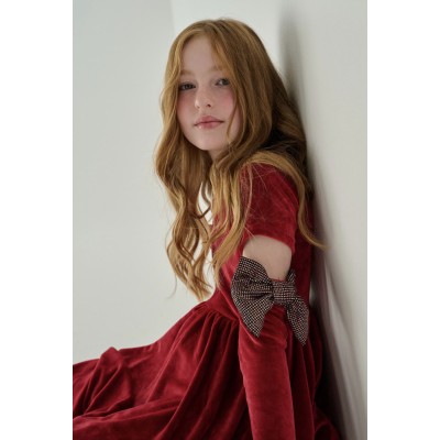 Φόρεμα βελούδο - ΜΑΥΡΟ 8Y