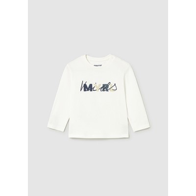 Μπλούζα μακρυμάνικη basic - ΚΡΕΜ 18M