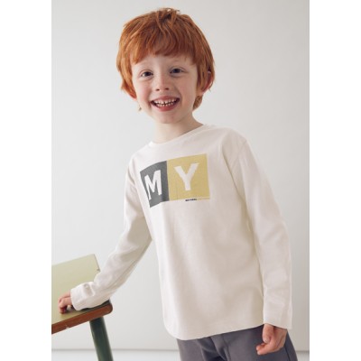 Μπλούζα μακρυμάνικη basic - ΚΡΕΜ 4Y