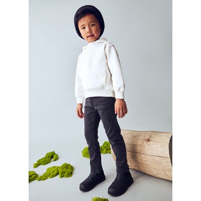 Παντελόνι τζιν slim fit βασικό - ΜΑΥΡΟ 4Y