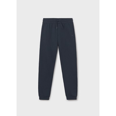 Παντελόνι φούτερ βασικό - ΝΑΥΤΙΚΟ ΜΠΛΕ 12Y