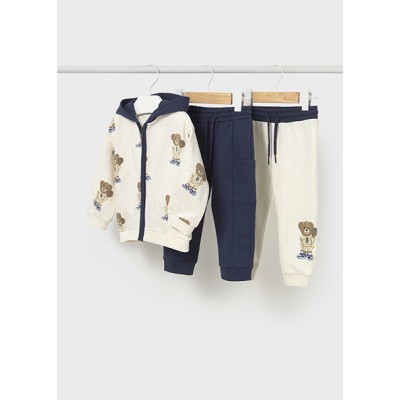 Φόρμα σταμπωτή 3 κομμάτια - ΜΠΛΕ 18M