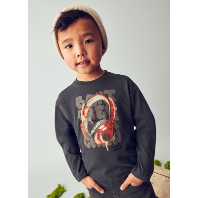 Μπλούζα μακρυμάνικη - ΓΚΡΙ 4Y