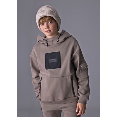 Contrast sweater - GREY 12Y