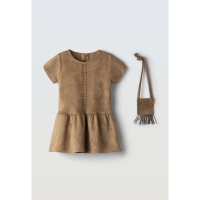 Φόρεμα με τσαντάκι - ΚΑΜΕΛ 5Y