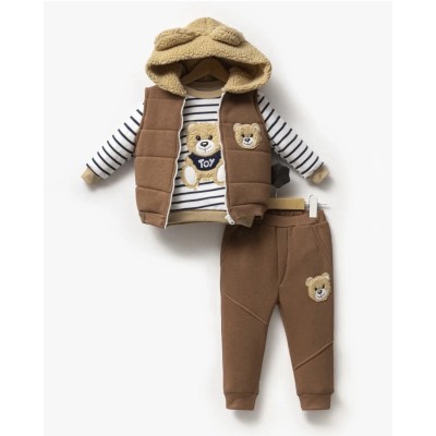 Σετ 3τμχ. με γιλέκο - ΚΑΦΕ 3Y