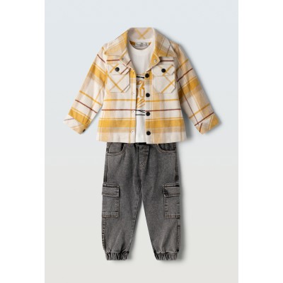 Σετ τζιν 3τμχ. - ΜΟΥΣΤΑΡΔΙ 2Y