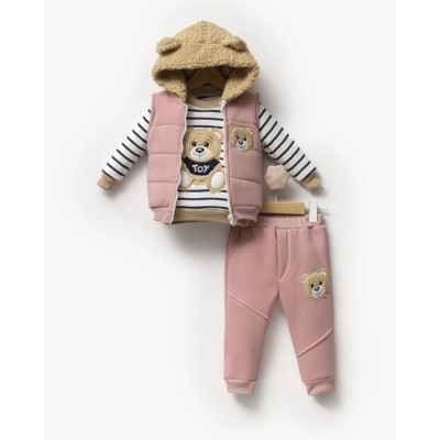 Σετ 3τμχ. με γιλέκο - ΣΑΠΙΟ ΜΗΛΟ 3Y