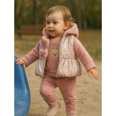 Σετ 3τμχ.με γιλέκο - ΣΑΠΙΟ ΜΗΛΟ 9M