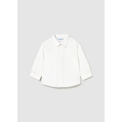 Πουκάμισο μακρυμάνικο basic - ΛΕΥΚΟ 6M
