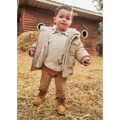 Παντελόνι κοτλέ regular fit βασικό - ΜΠΕΖ 12M