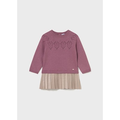 Φόρεμα συνδυασμένο πλεκτό - ΡOZ 12M