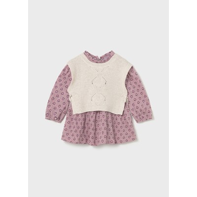 Φόρεμα με γιλέκο πλεκτό - ΑΜΜΟΣ 6M