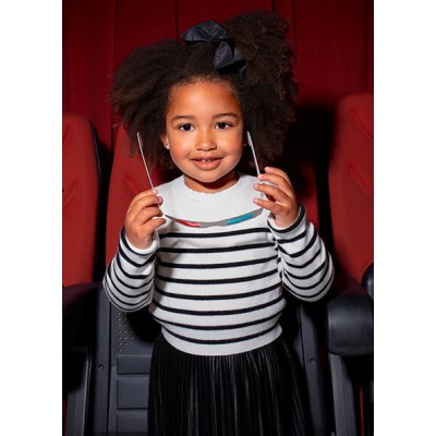 Τοπ πλεκτό ριγέ - ΜΑΚΙΑΤΟ 4Y