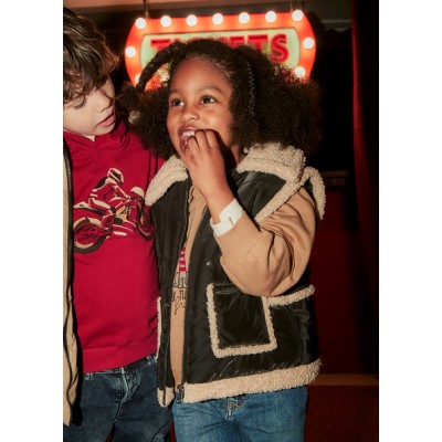 Γιλέκο αντιθέσεις πρόβατο - ΜΑΥΡΟ 4Y