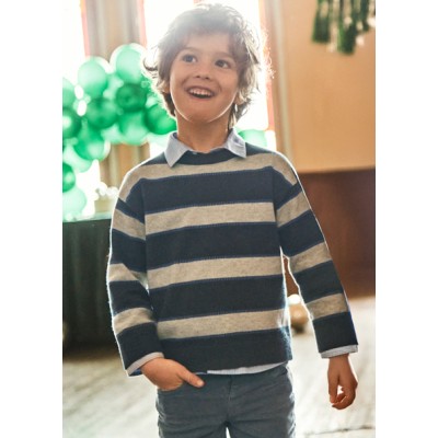 Striped jersey - BLUE 4Y