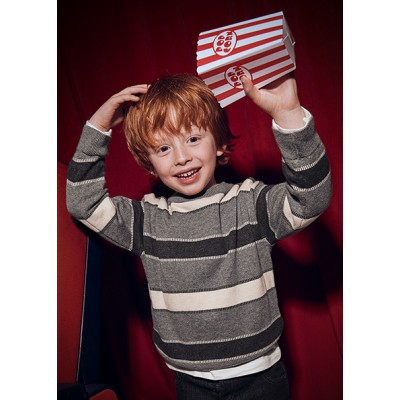 Striped jersey - CHARCOAL 2Y