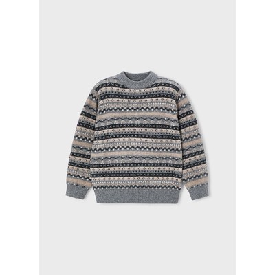 Jacquard jersey - CHARCOAL 4Y