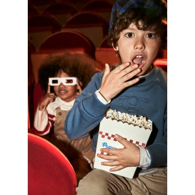 Embossed sweatshirt - GREY 8Y