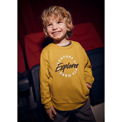 Φούτερ κέντημα - ΜΟΥΣΤΑΡΔΙ 4Y