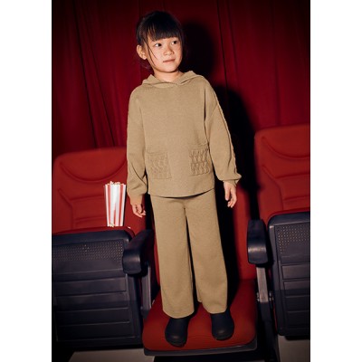 Σετ παντελόνι μακρύ πλεκτό - ΚΑΜΕΛ 4Y