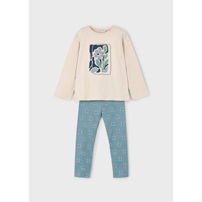 Σετ κολάν σταμπωτό - ΠΡΑΣΙΝΟ 4Y