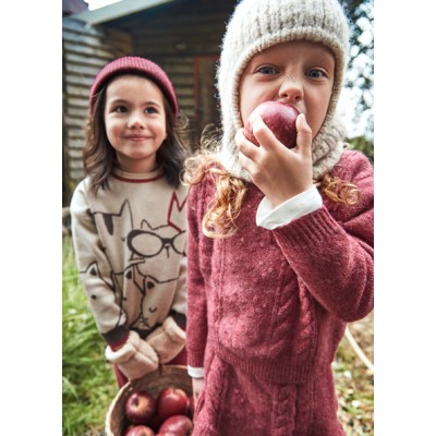 Σετ φούστα πλέξη οκταρια - ΚΕΡΑΣΙ 8Y